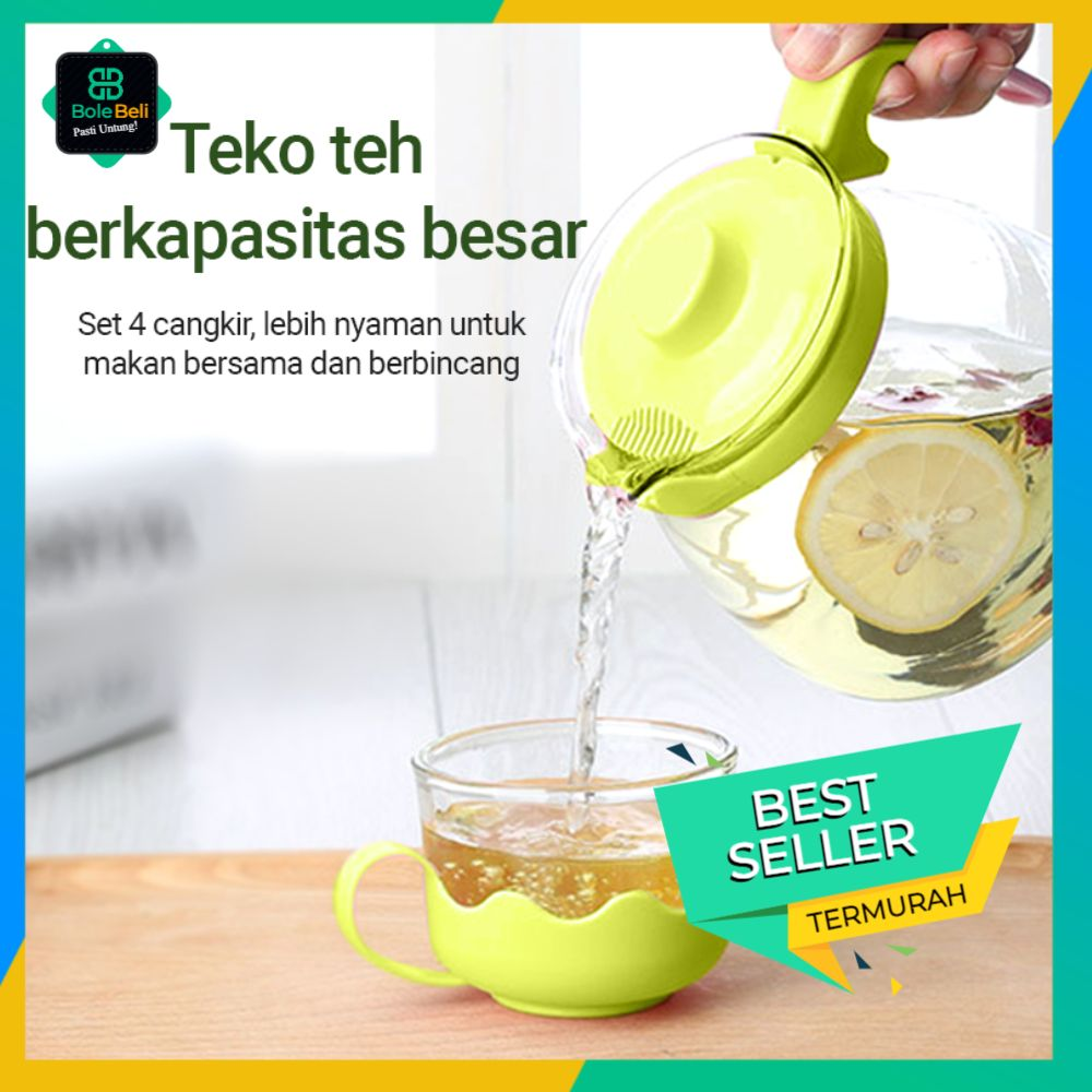 Mehaa Flower Teapot Set – Teapot Set Elegan dengan Desain Bunga