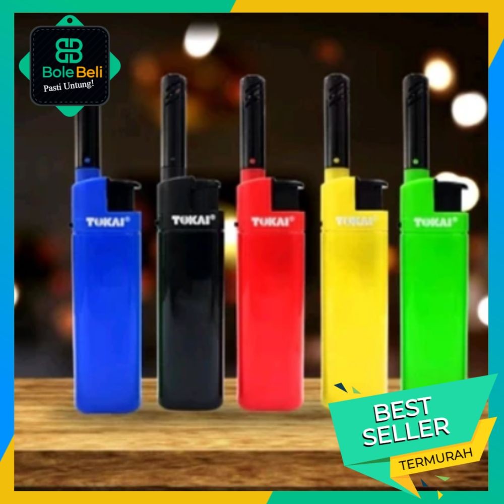 Alat Pemantik Korek Api Gas Tokai / Pemantik Kompor Api Bara Magnet Gas Lighter