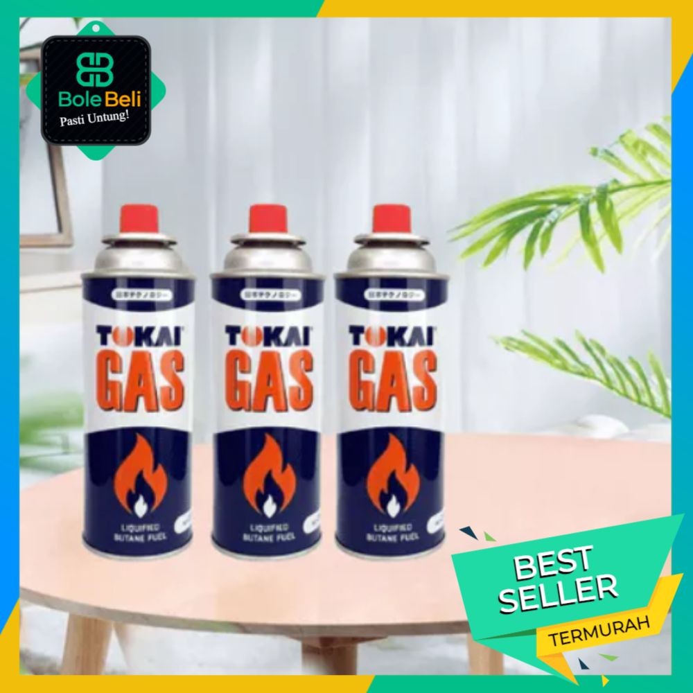 Tabung Gas Portable TOKAI 235gr / Gas Kaleng / Gas Kompor Portable Butane Murah